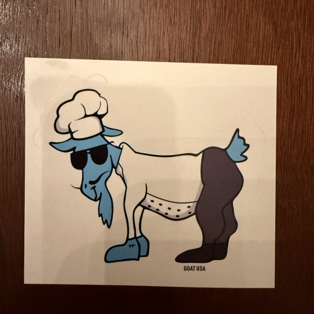 GOAT USA Chef Goat Sticker